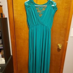 Beautiful teal maxi